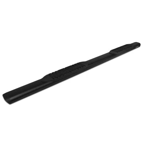 2001-0052BT – RAPTOR Nerf Bar, With Step Pads 5 Inch Oval Straight Textured Black Aluminum With End Caps Rocker Panel...